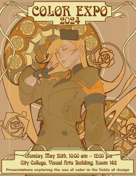 Alphonse Mucha Poster Color and Style Study